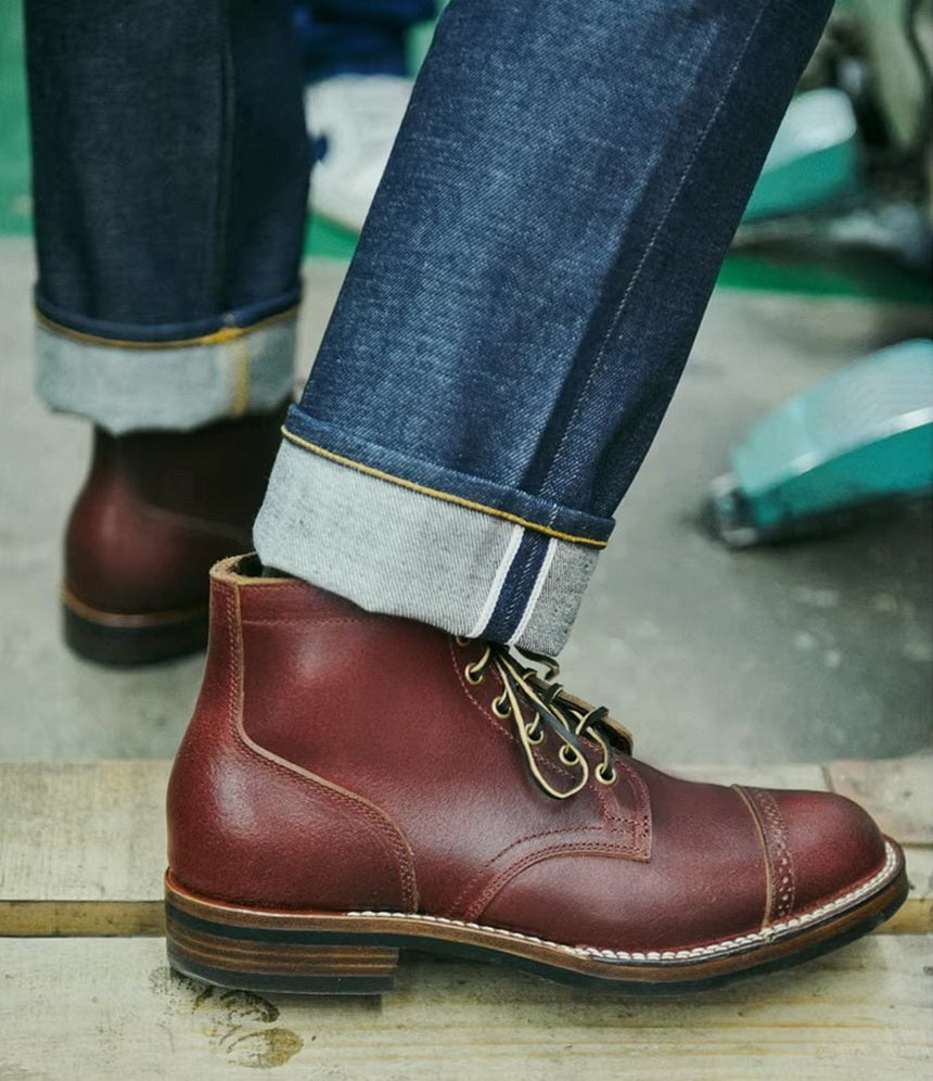 39002 Service Boots / Horween Waxed Flesh & Calico Flesh MTO