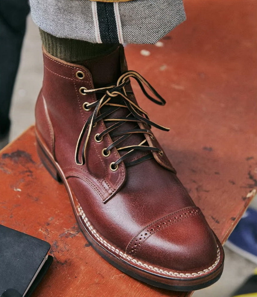 39002 Service Boots / Horween Waxed Flesh & Calico Flesh MTO