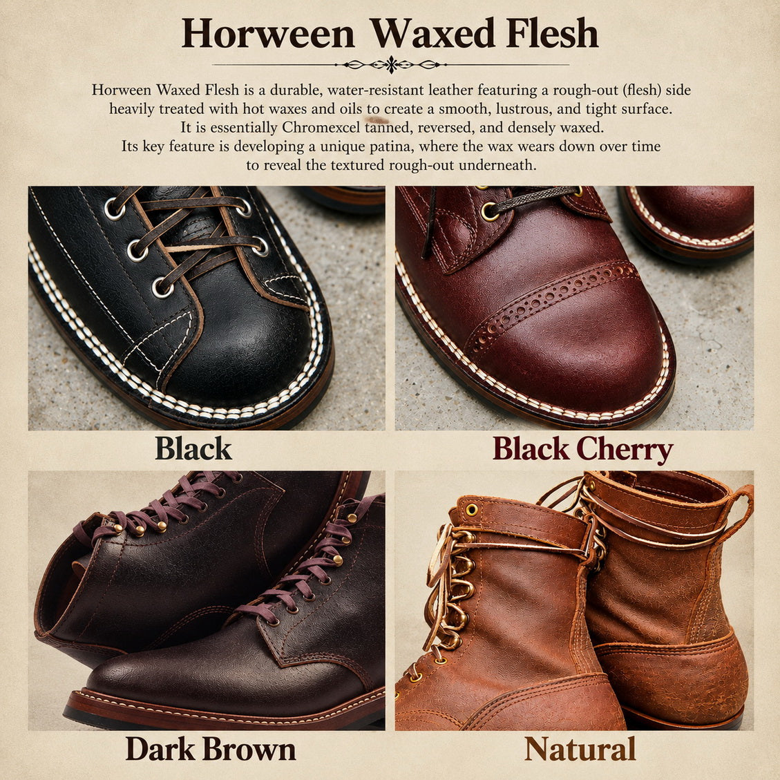 14103 Bounty Hunter Custom Boots / Horween MTO