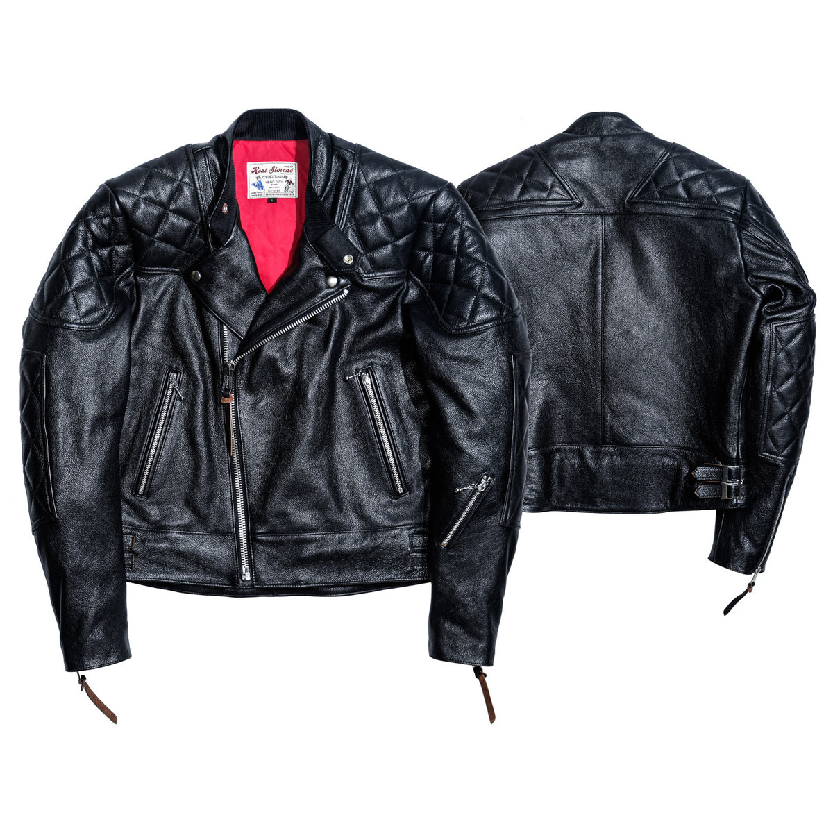 Real Simons Mallory British Style Riding Jacket - Teacore Cowhide