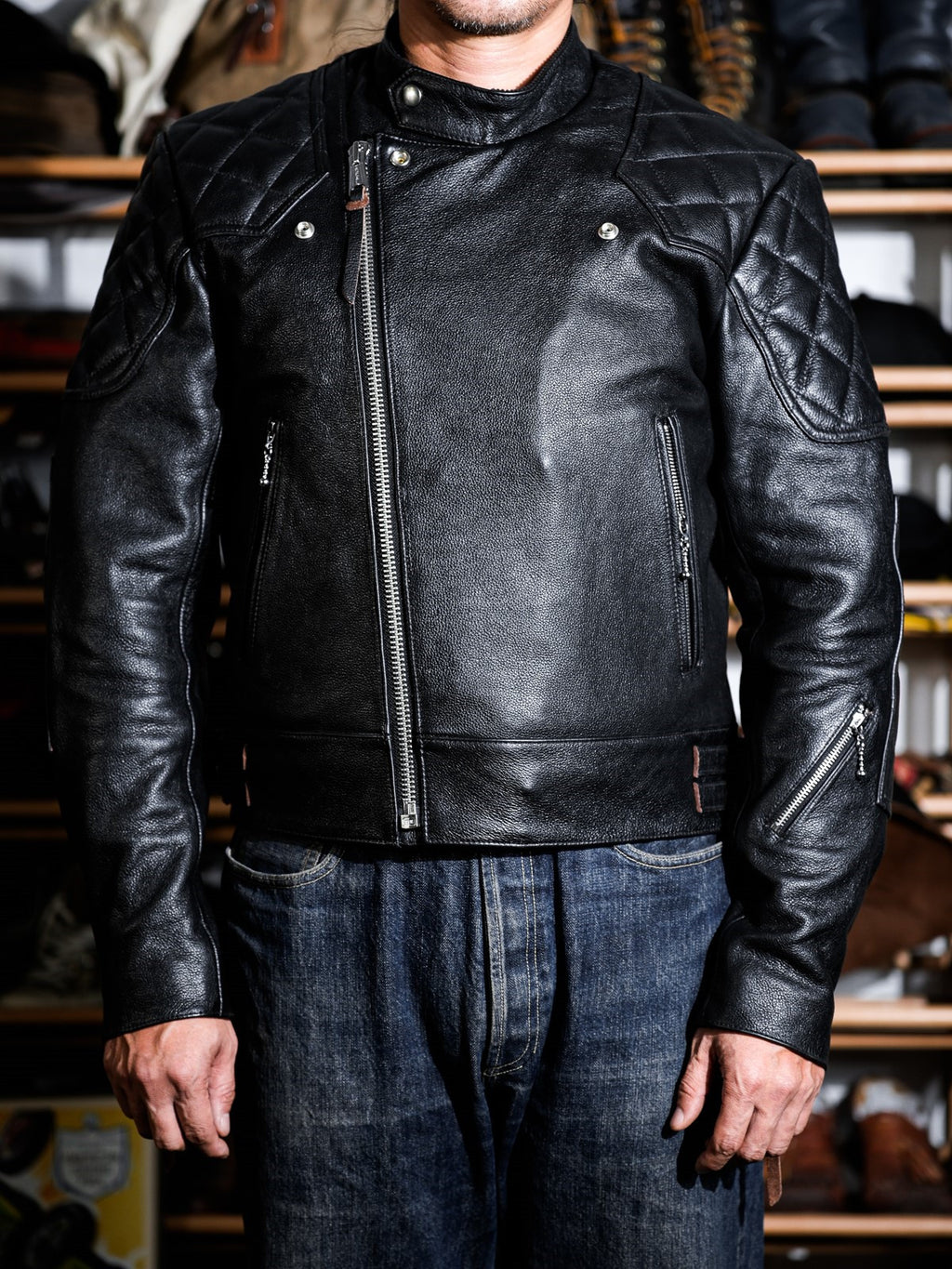 Real Simons Mallory British Style Riding Jacket - Teacore Cowhide