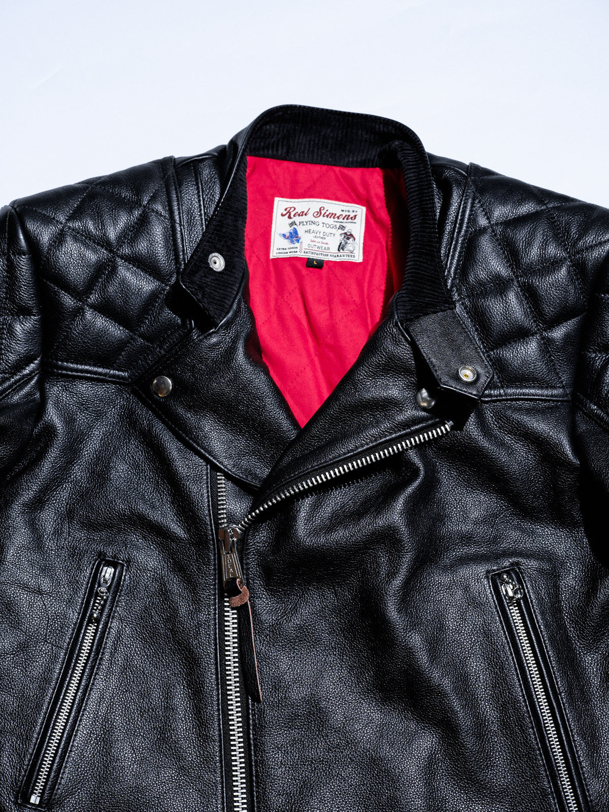 Real Simons Mallory British Style Riding Jacket - Teacore Cowhide