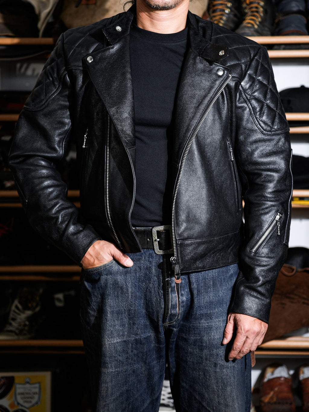 Real Simons Mallory British Style Riding Jacket - Teacore Cowhide