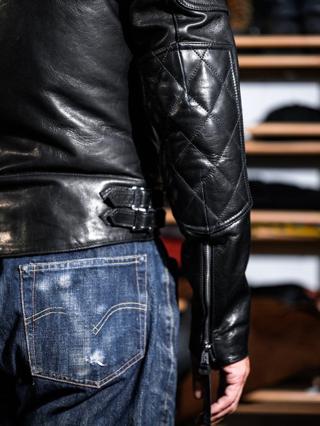 Real Simons Mallory British Style Riding Jacket - Eco Waxed Calfskin