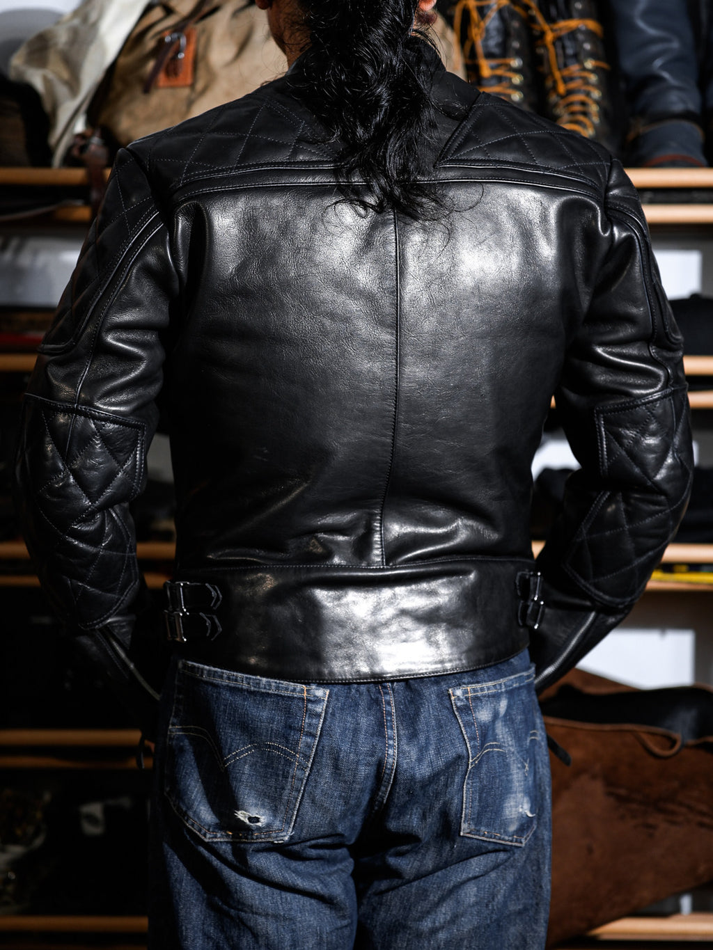 Real Simons Mallory British Style Riding Jacket - Eco Waxed Calfskin
