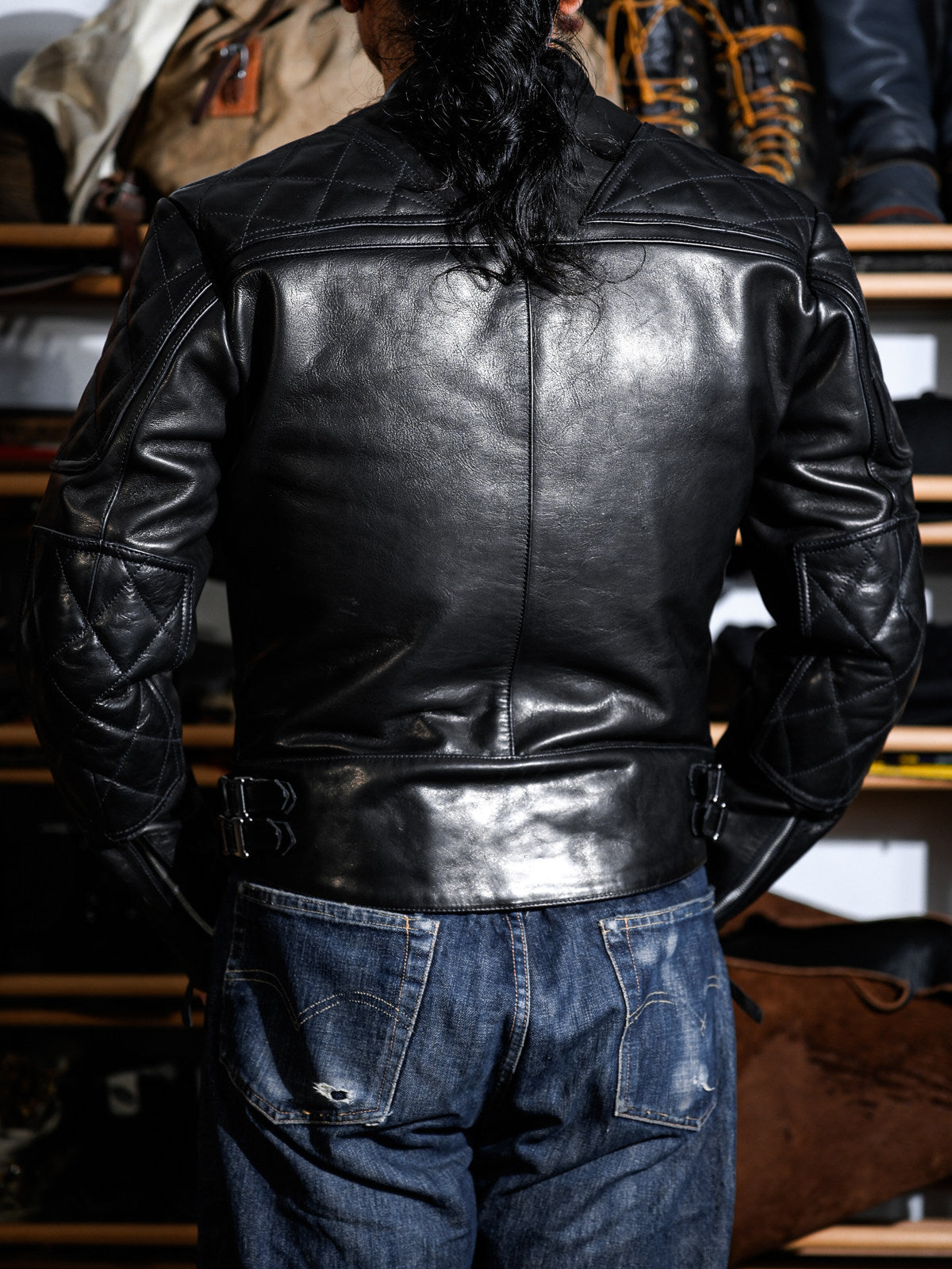 Real Simons Mallory British Style Riding Jacket - Eco Waxed Calfskin