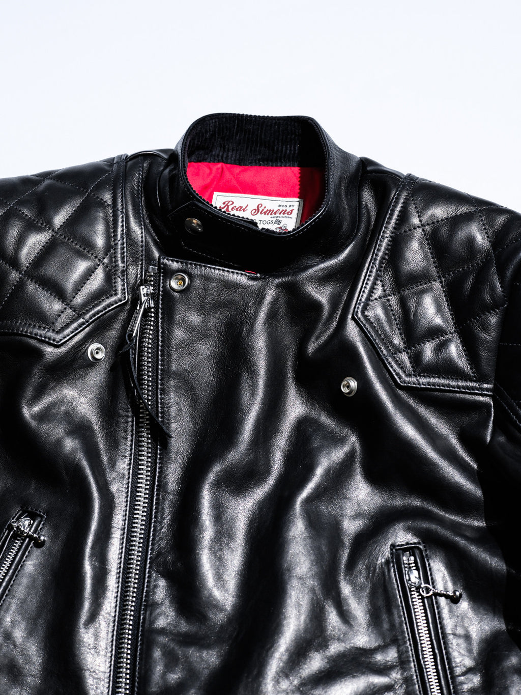 Real Simons Mallory British Style Riding Jacket - Eco Waxed Calfskin
