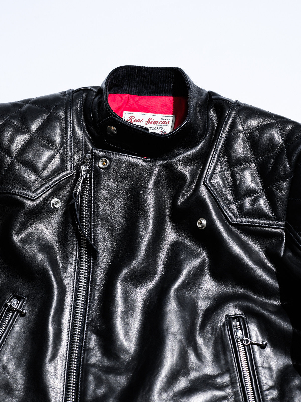 Real Simons Mallory British Style Riding Jacket - Eco Waxed Calfskin
