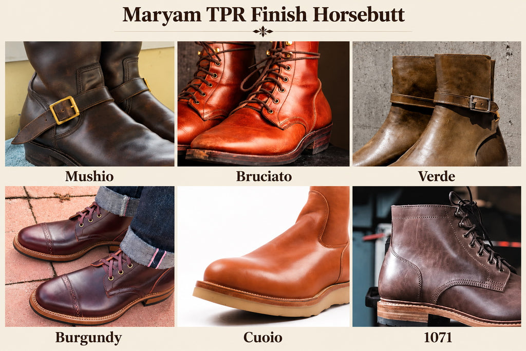 Leather Upgrade - Maryam TPR finish Horsebutt
