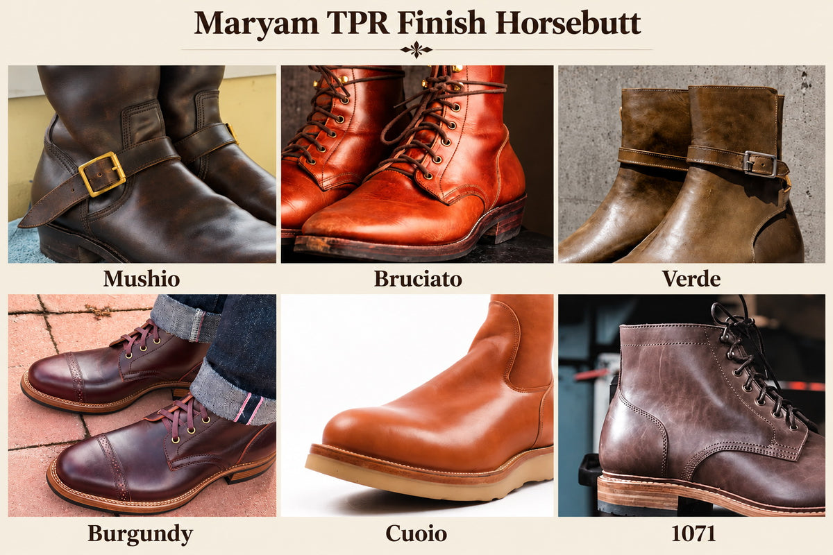 Leather Upgrade - Maryam TPR finish Horsebutt