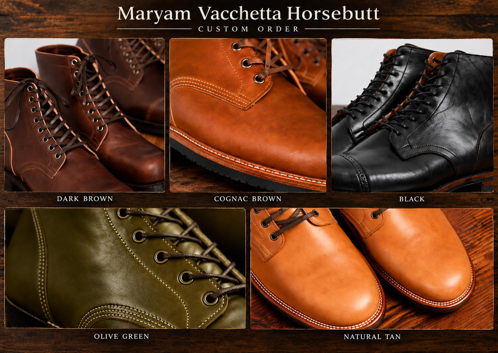 39001 Service Boots / Maryam Vacchetta Horsebutt MOT