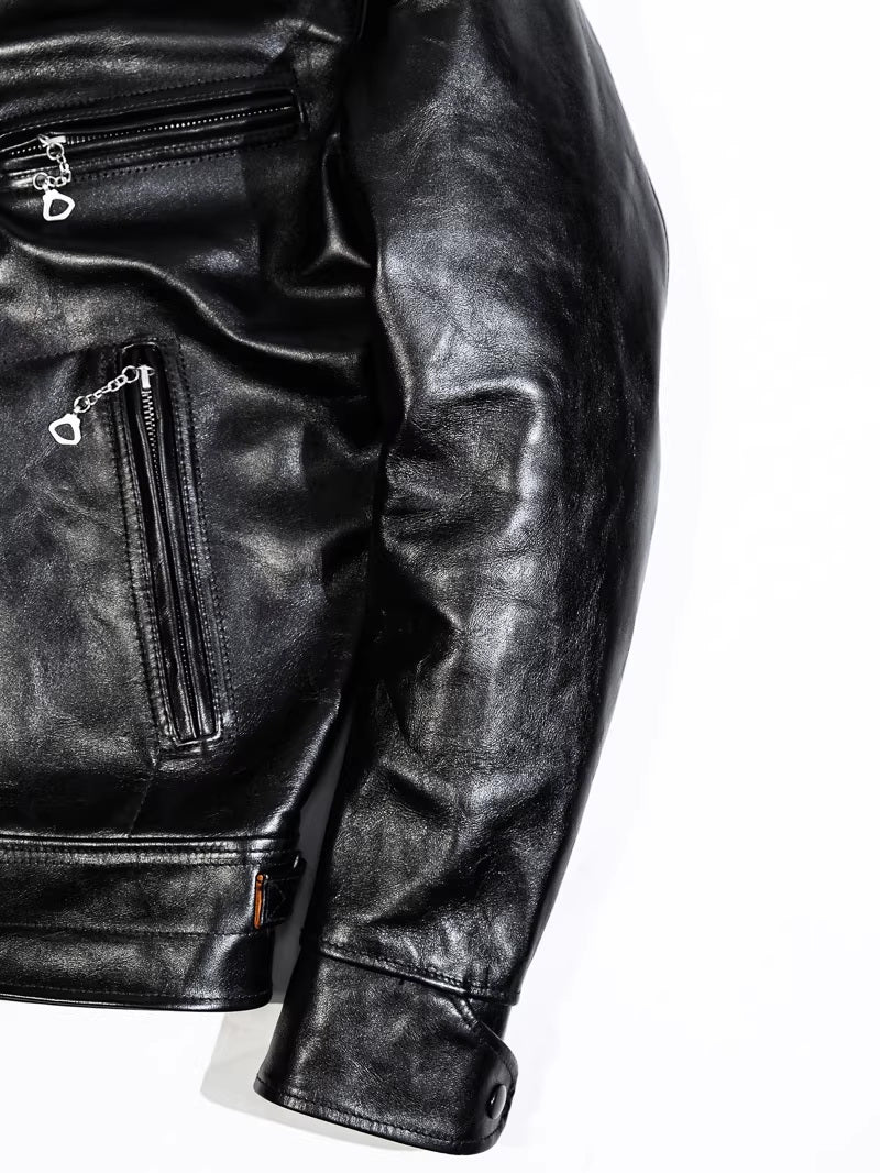 1930s "Mulholland" Straight Zip CHP Jacket Padova Teacore Horsehide