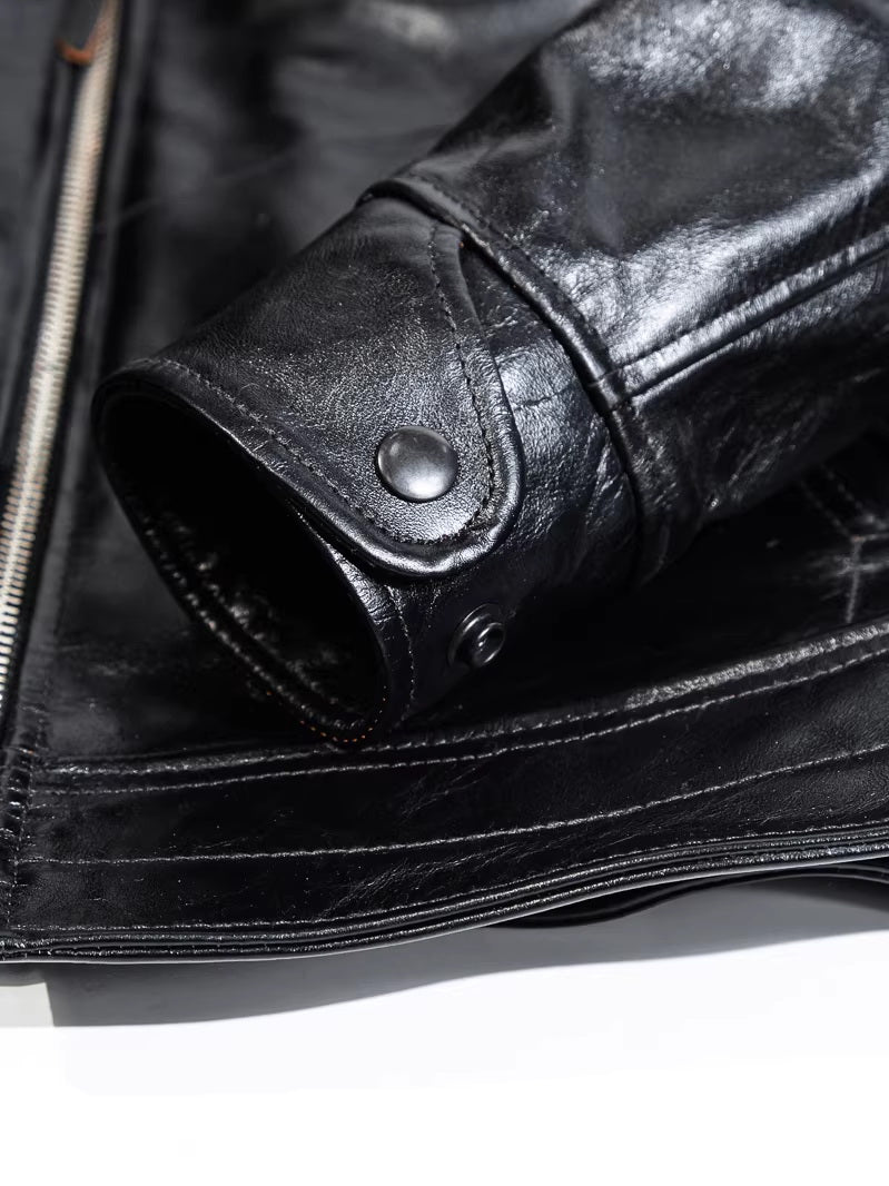 1930s "Mulholland" Straight Zip CHP Jacket Padova Teacore Horsehide