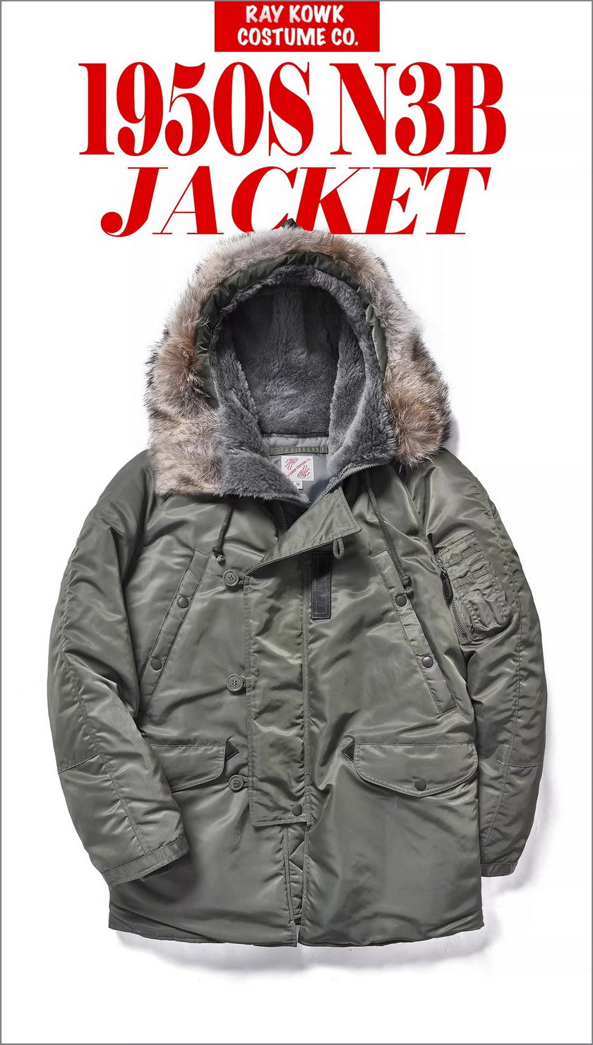 Ray Kwok 1950s N-3B N3B Parka Jacket
