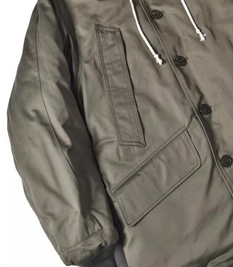 Ray Kwok 1940s B9 Flight Down Parka Jacket