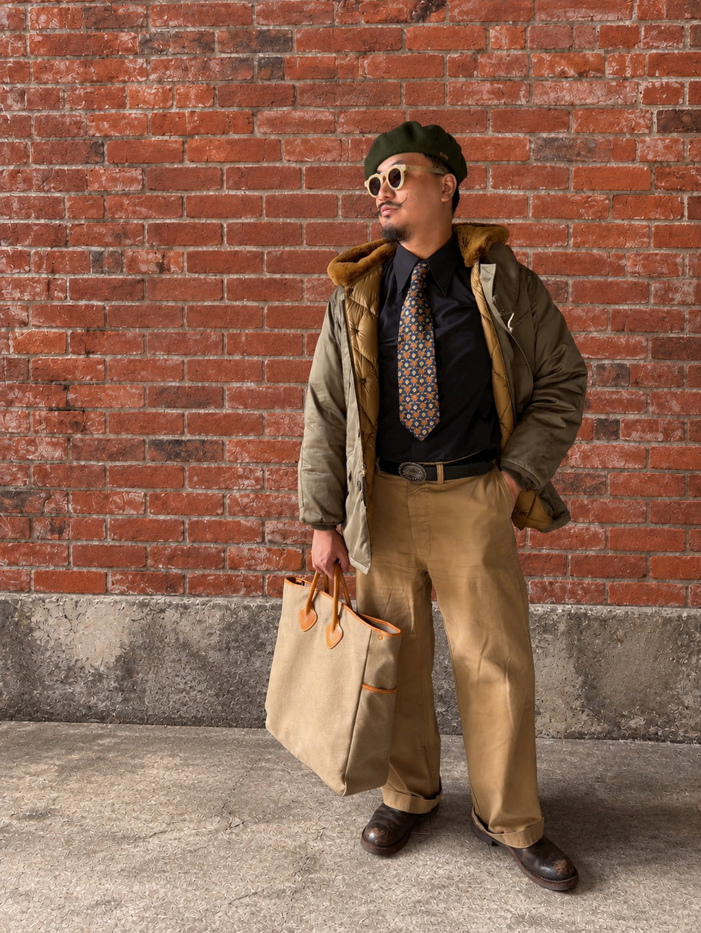 Ray Kwok 1940s B9 Flight Down Parka Jacket