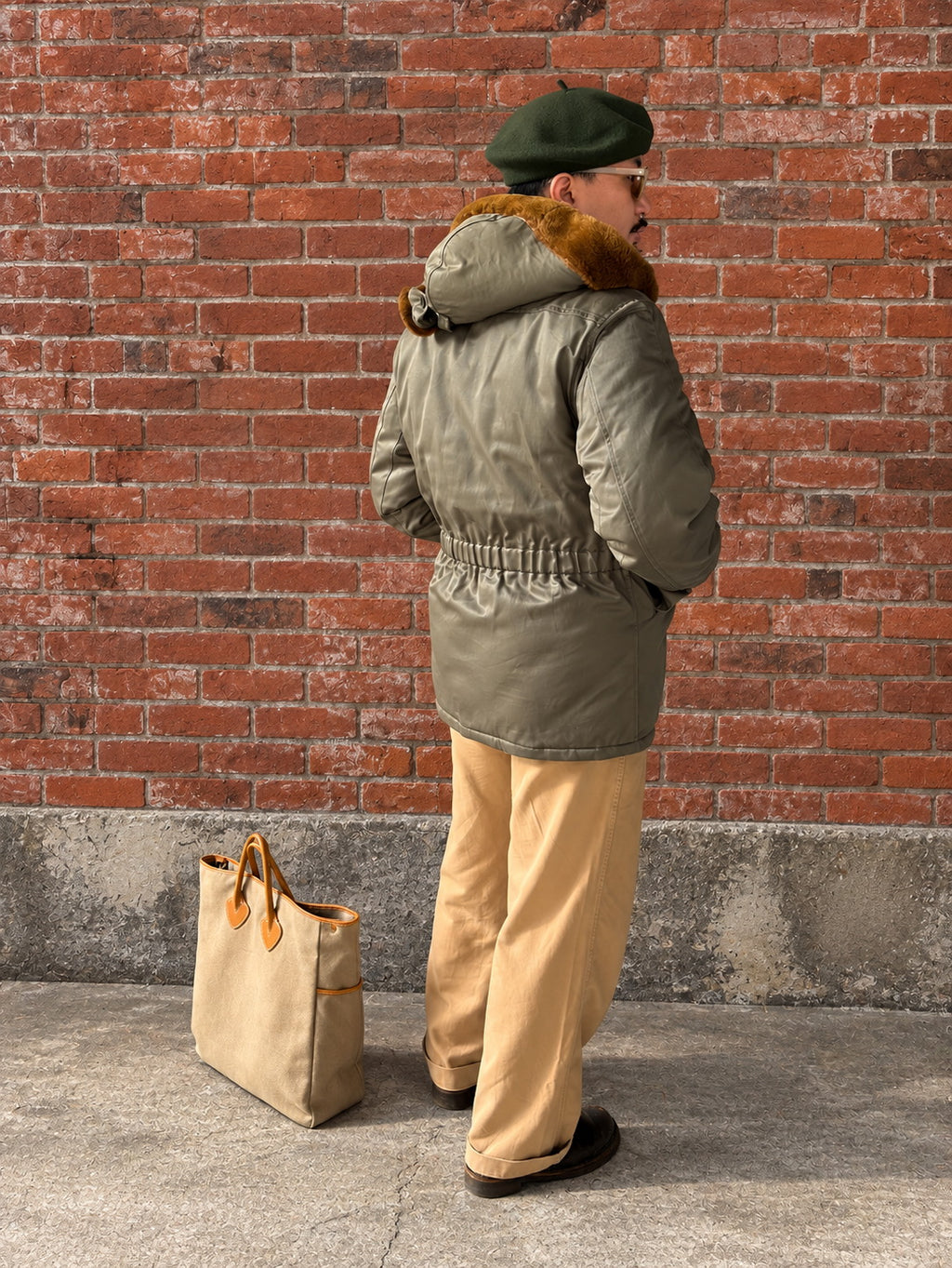 Ray Kwok 1940s B9 Flight Down Parka Jacket