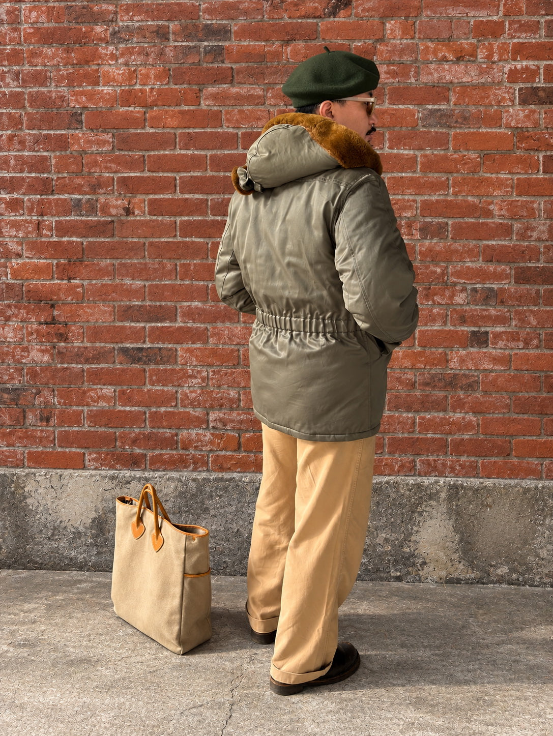 Ray Kwok 1940s B9 Flight Down Parka Jacket