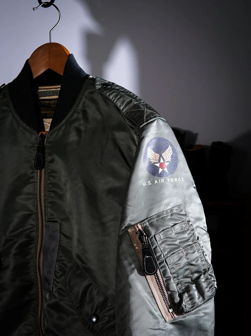 USAF L-2B NYLON FLIGHT JACKET AUTHENTIC REPRO