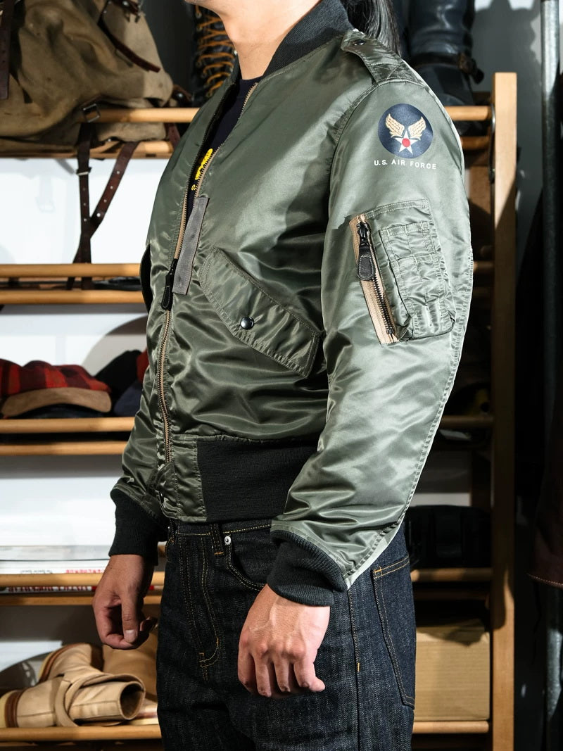 USAF L-2B NYLON FLIGHT JACKET AUTHENTIC REPRO