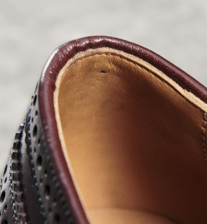 UK01 Longwing Dress Blucher Shoes / German Weiheinmer Calf MTO