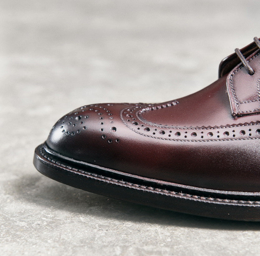 UK01 Longwing Dress Blucher Shoes / German Weiheinmer Calf MTO