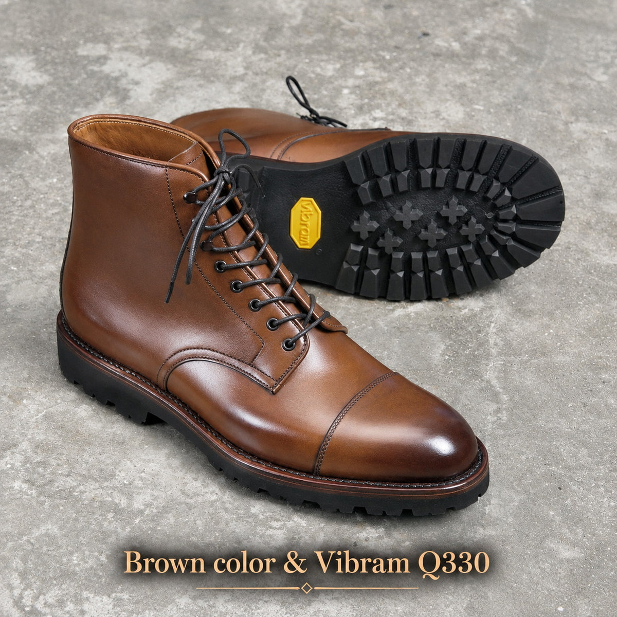 UK02 Cap Toe Derby Dress Boots / Weiheinmer Box Calf MTO