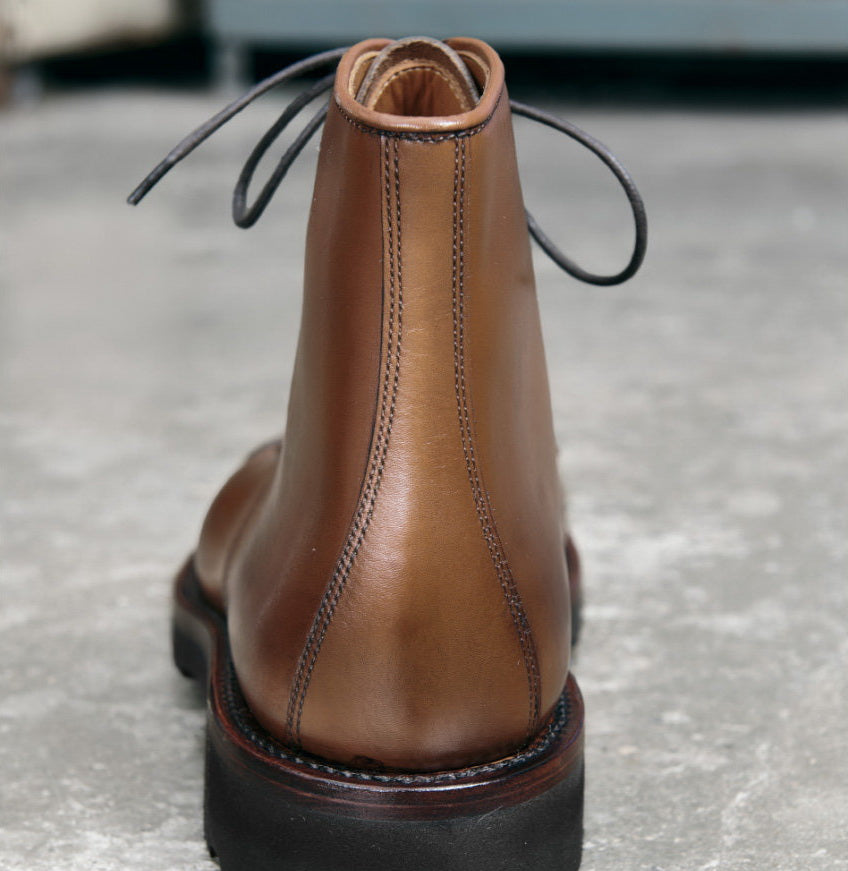 UK02 Cap Toe Derby Dress Boots / Weiheinmer Box Calf MTO