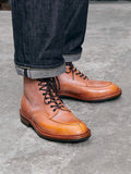 UK02 Norwegian Split Toe Tanker Boots / Hatch Grain Cowhide MTO