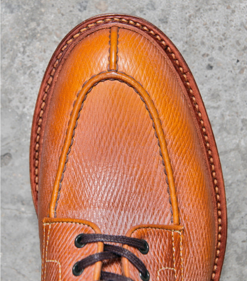 UK02 Norwegian Split Toe Tanker Boots / Hatch Grain Cowhide MTO