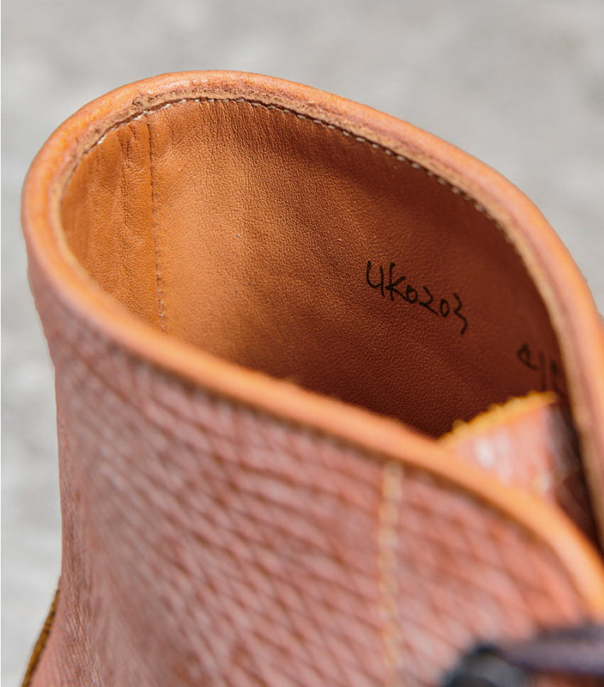 UK02 Norwegian Split Toe Tanker Boots / Hatch Grain Cowhide MTO