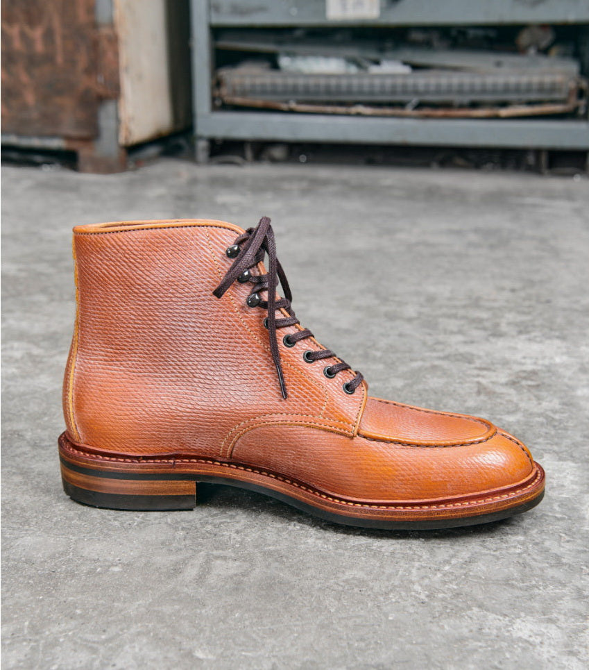 UK02 Norwegian Split Toe Tanker Boots / Hatch Grain Cowhide MTO
