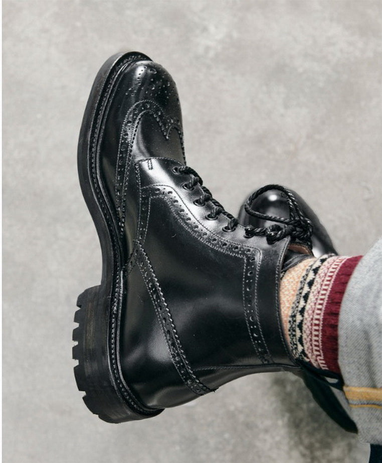 UK04 Brogue Country Boots / German Weiheinmer Calfskin MTO