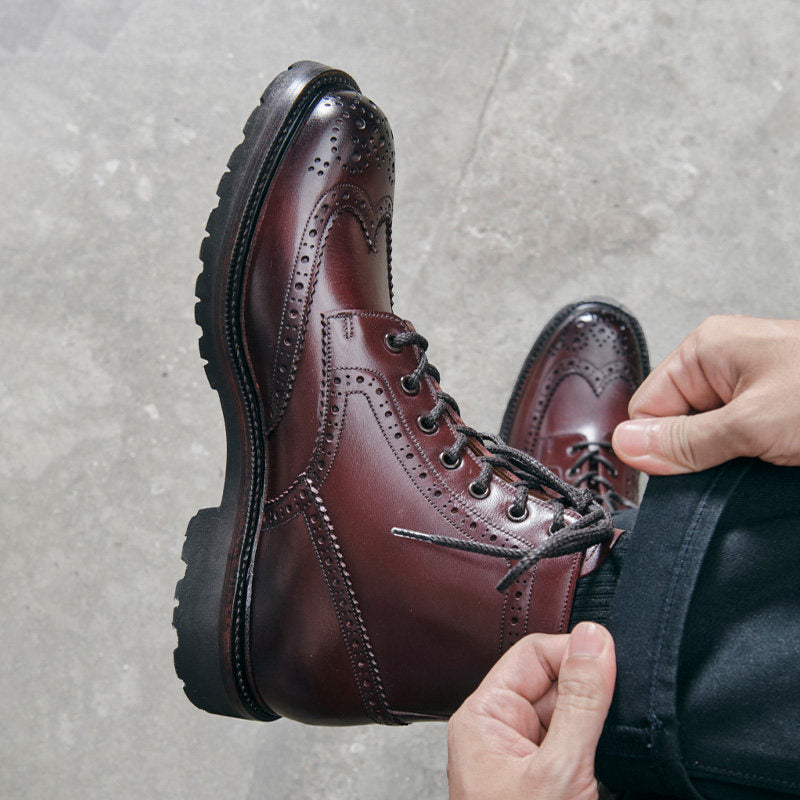 UK04 Brogue Country Boots / German Weiheinmer Calfskin MTO