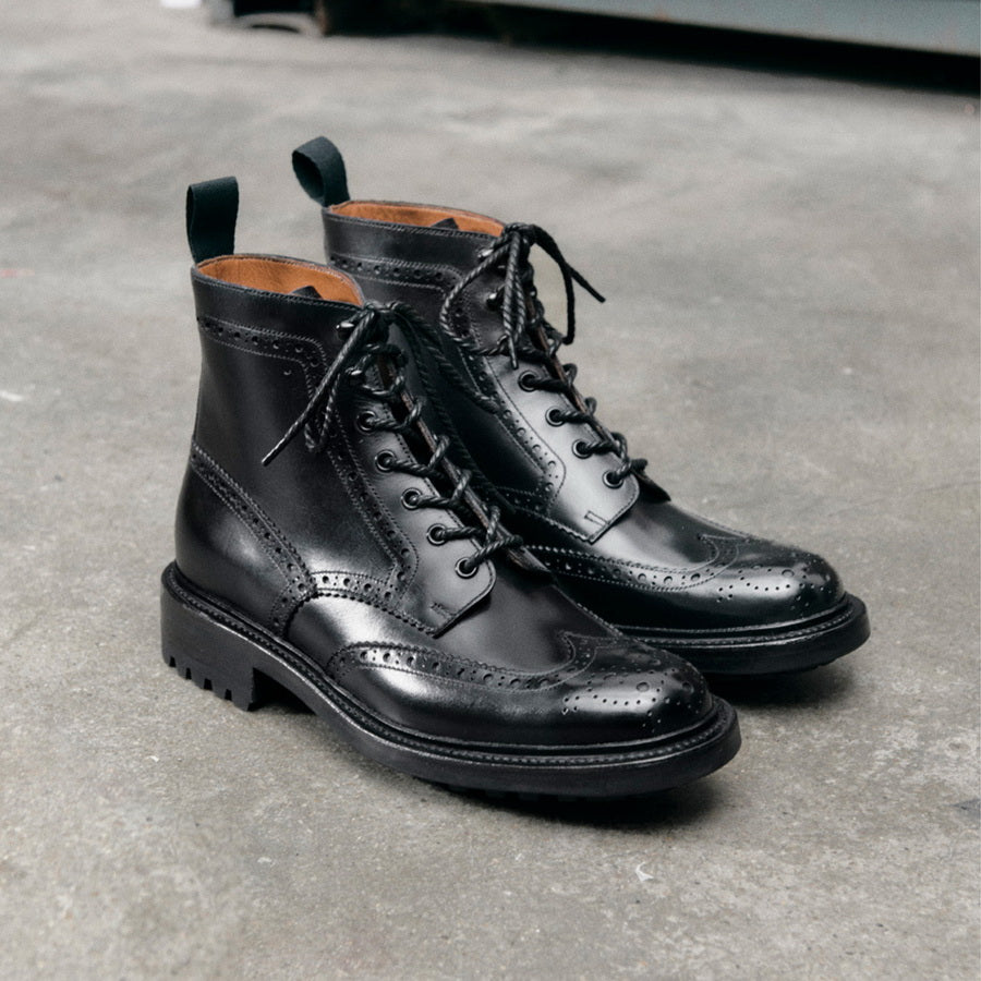 UK04 Brogue Country Boots / German Weiheinmer Calfskin MTO
