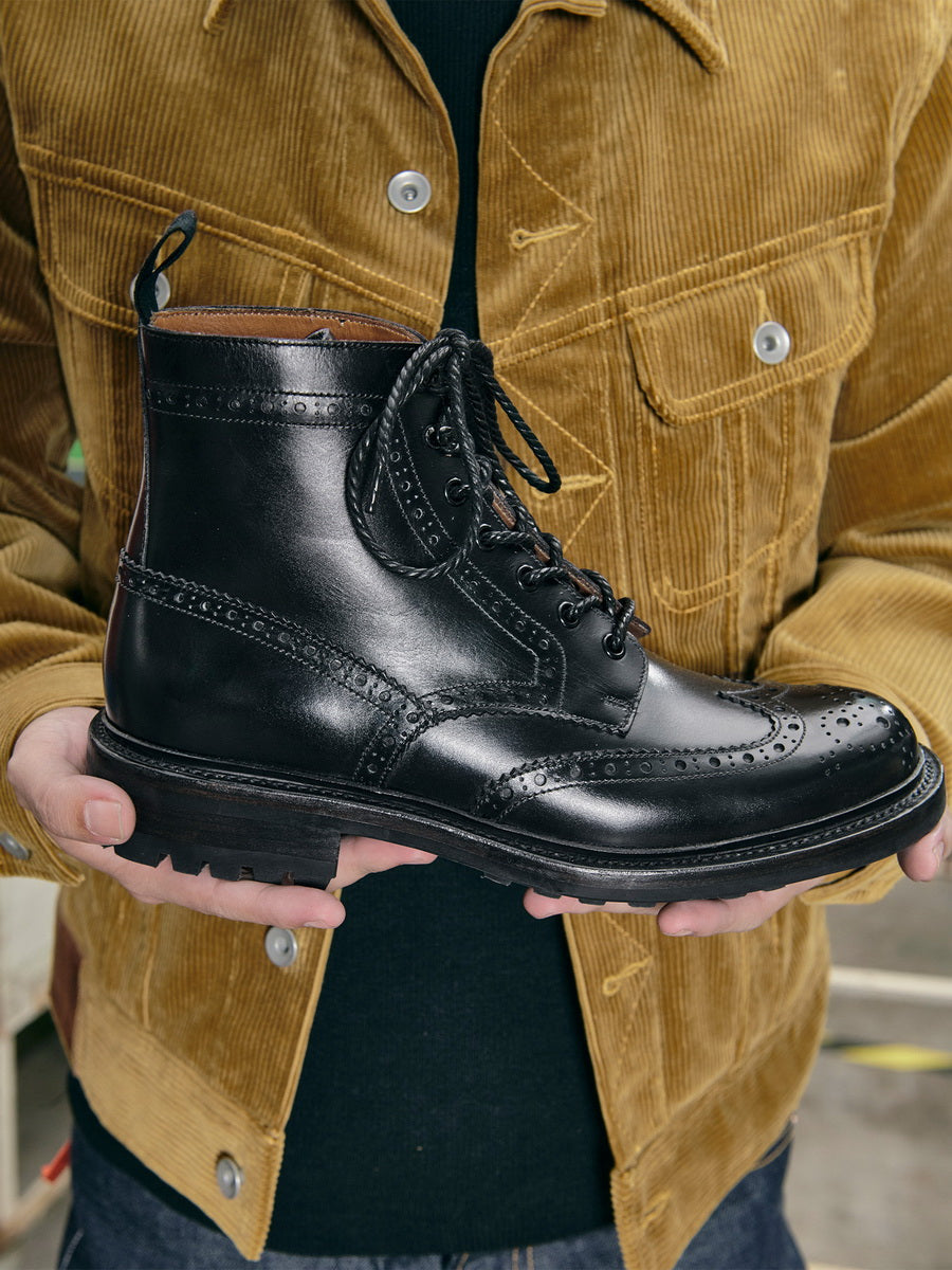 UK04 Brogue Country Boots / German Weiheinmer Calfskin MTO