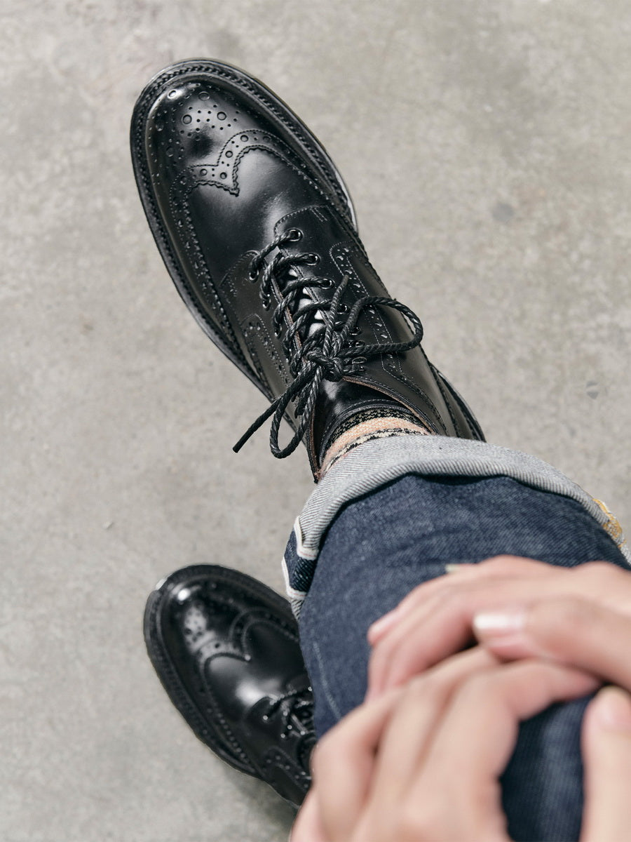 UK04 Brogue Country Boots / German Weiheinmer Calfskin MTO