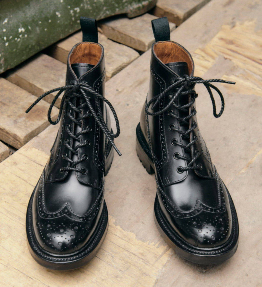 UK04 Brogue Country Boots / German Weiheinmer Calfskin MTO