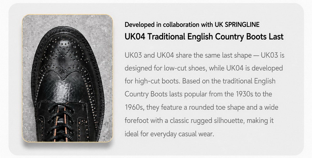 UK04 Brogue Country Boots / German Weiheinmer Calfskin MTO