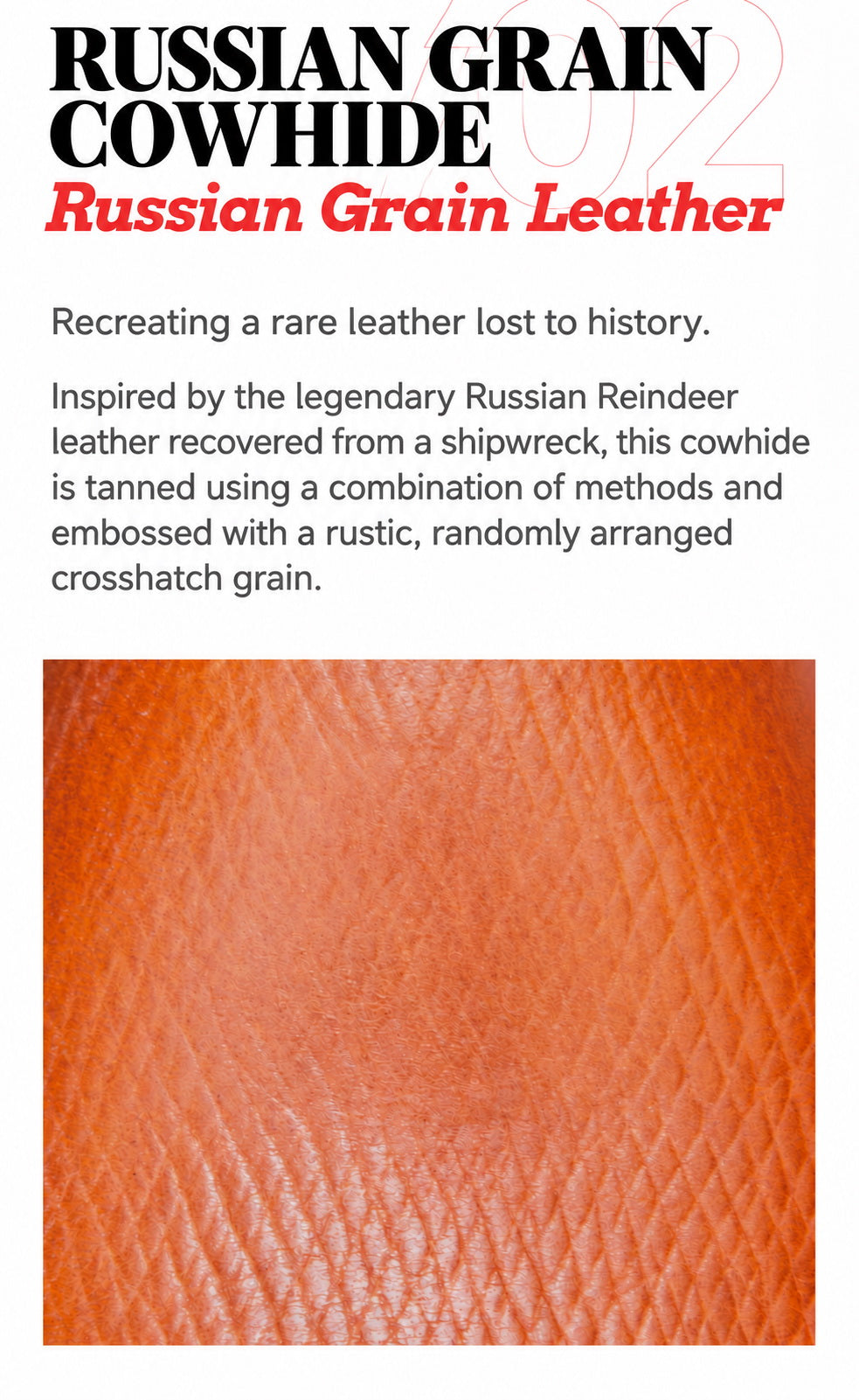 UK19 Chelsea Boots / Proprietary Hatch Grain Cowhide MTO