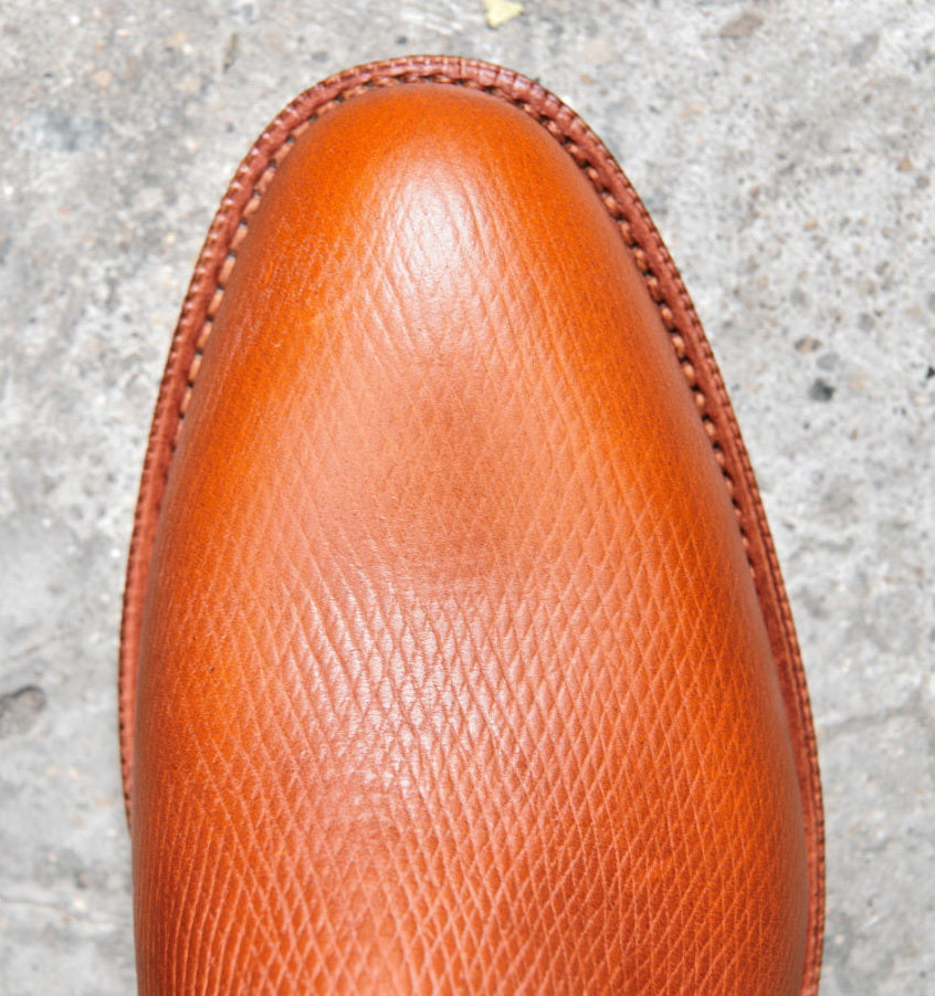 UK19 Chelsea Boots / Proprietary Hatch Grain Cowhide MTO