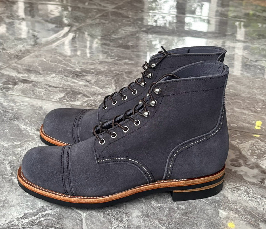 1002 1920s Miner Work Boots / Standard Roughout MTO