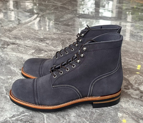 1002 1920s Miner Work Boots / Standard Roughout MTO