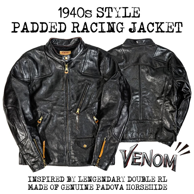 Real Simons Venom Movie Repro Jacket Padova Teacore Horsehide