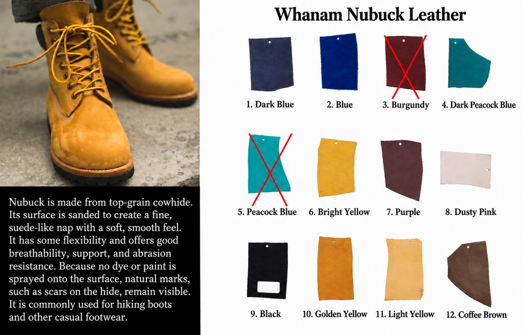 27302 Classic Lace-to-Toe Work Boots / Nubuck x Cowhide 2-Tone MTO