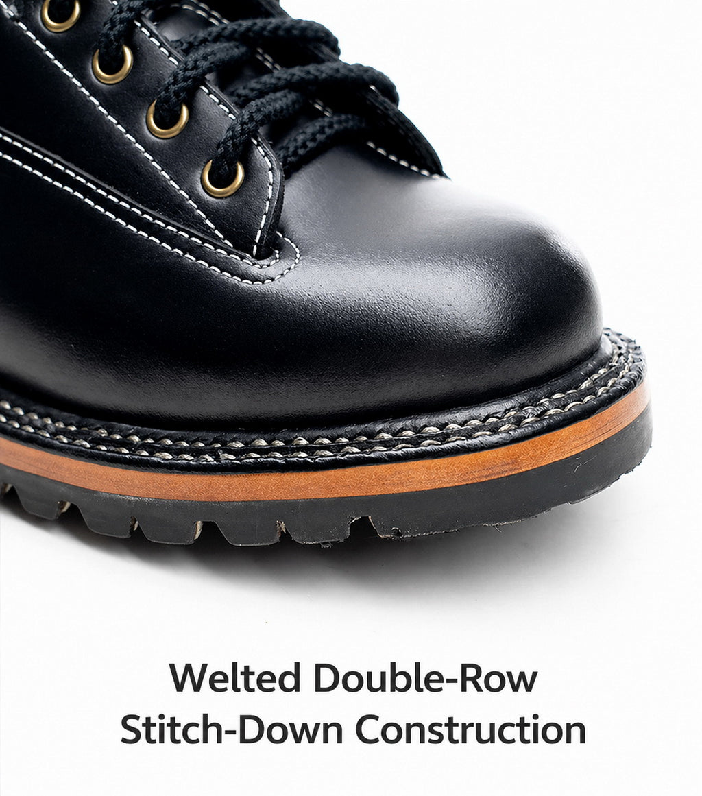 36203 Workhorse Lace to Toe Low Cut Boots Proprietary Teacore Cowhide MTO