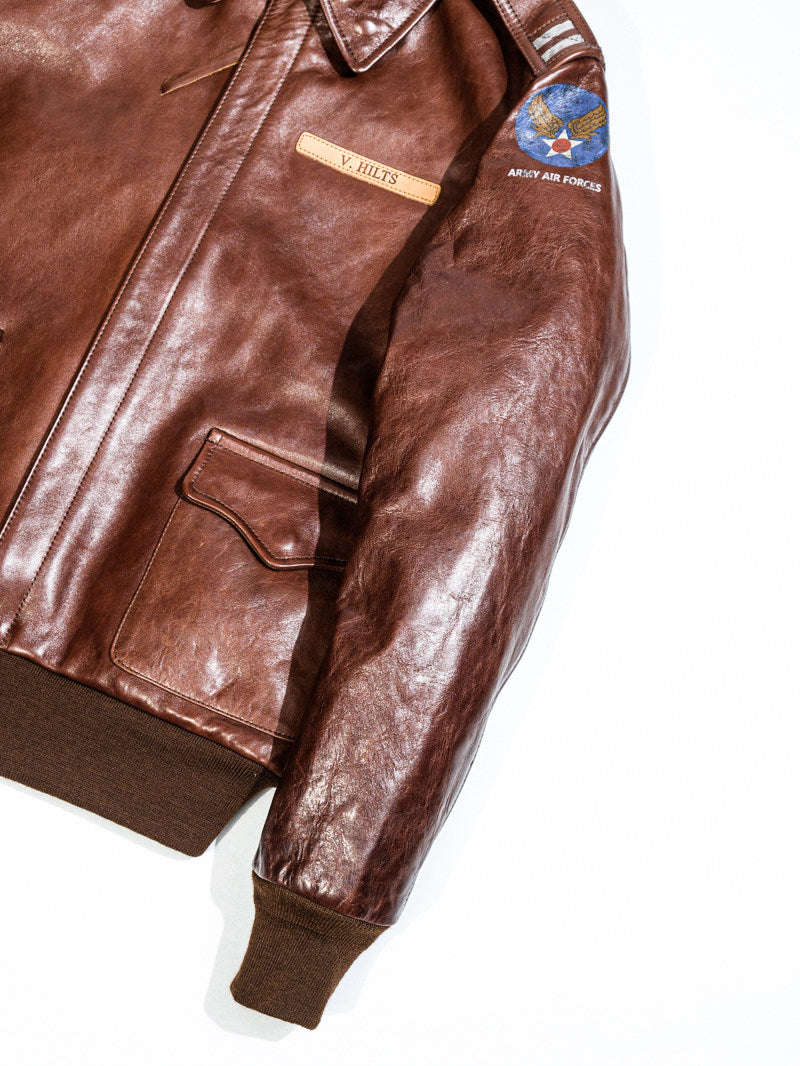 The Great Escape Steve Mcqueen A2 Horsehide Flight Jacket