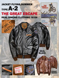 The Great Escape Steve Mcqueen A2 Horsehide Flight Jacket