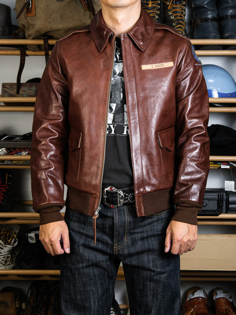 The Great Escape Steve Mcqueen A2 Horsehide Flight Jacket