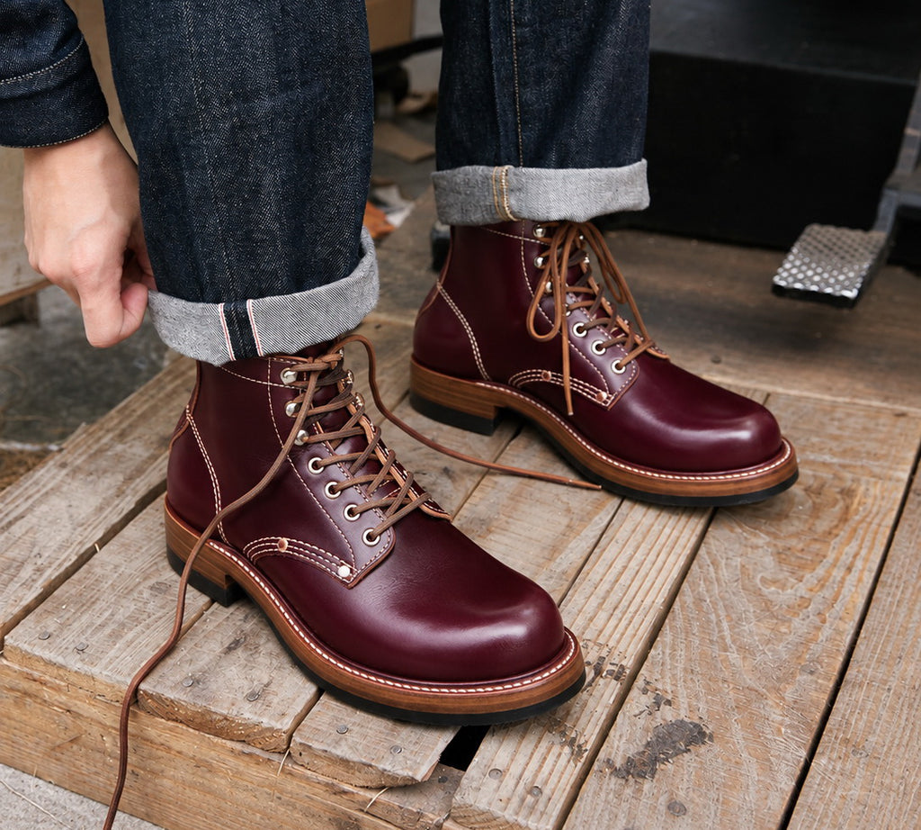 27306 『Bear Head』 Railman Boots / Proprietary Teacore Cowhide MTO